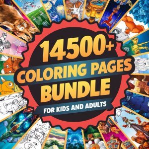 Ultimate 14,500+ Coloring Pages Collection: Endless Fun for Kids & Adults