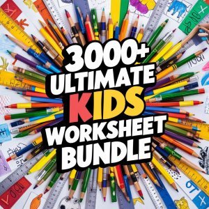 Mega Ultimate Kids Worksheet Bonanza: Over 3000 Fun & Educational Activities