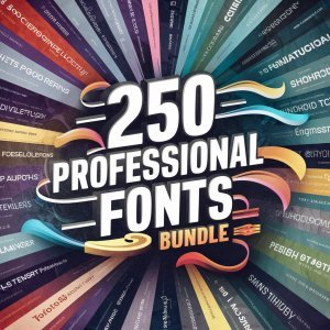 250 Must-Have Professional Fonts for Creative Projects